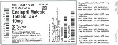 10mg 30ct (Label Enalapril Maleate Tabs 10mg Bpi(10544 170 30) Wockhardt(64679 925 03) Rev0)